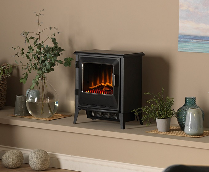 electric stove fire dimplex lucia