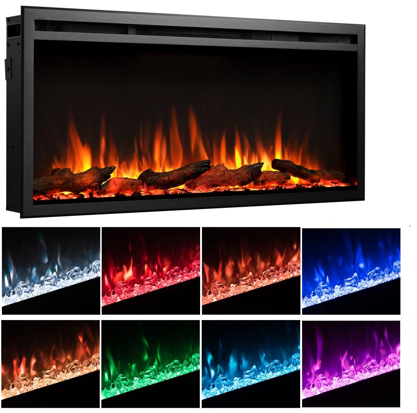 Wall Mounted Electric Fireplace | Insert 102 Richen