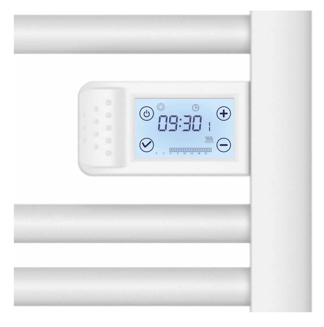 white towels electric heater wc
